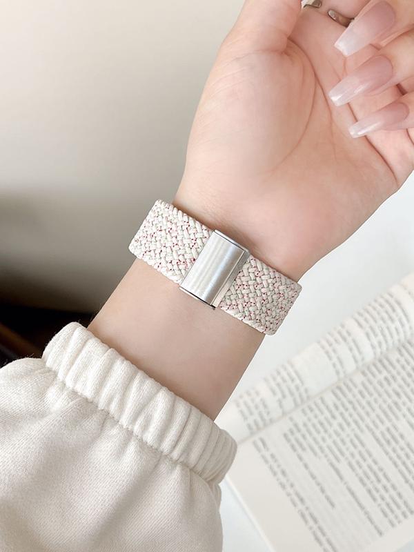 Product Introduction of ห่วงถักเดี่ยวสำหรับ Apple Watch สายรัดพิเศษ 49 มม. 40/44/45/41/42/38 มม. สร้อยข้อมือเข็มขัดไนลอนยืดหยุ่นสำหรับ iWatch series 7 3 se 6 8 2