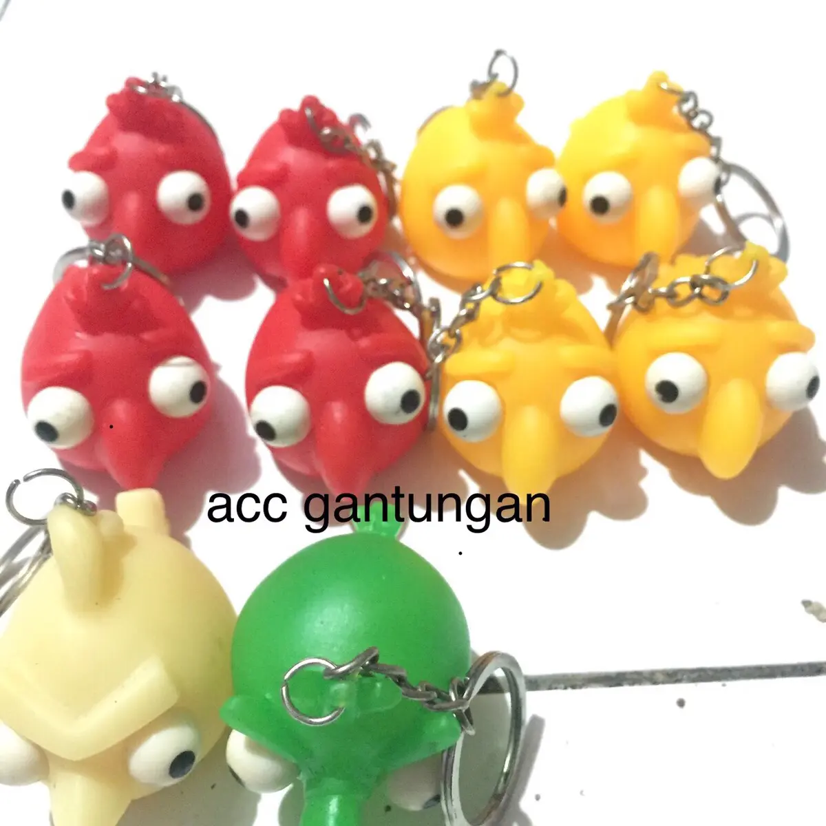GANTUNGAN KUNCI UNIK ANGRY BIRDS KARET