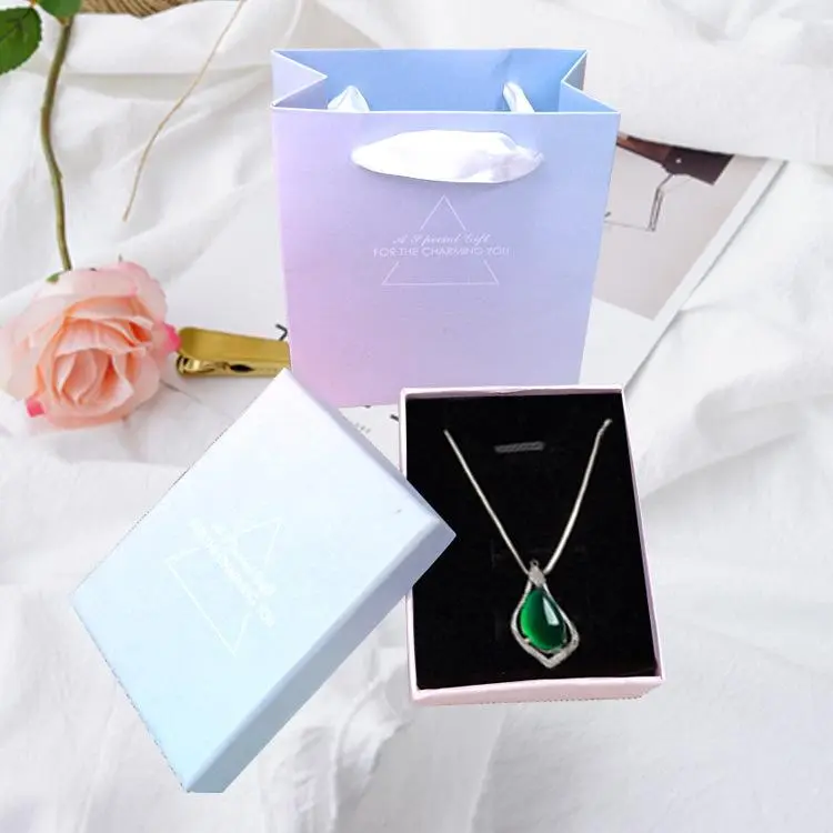 Dây chuyền 26 chữ cái - Hộp giấy đựng trang sức dây chuyền, lắc tay, nhẫn, bông tai đa dạng màu sắc sặc sỡ đa dạng kích cỡ 8