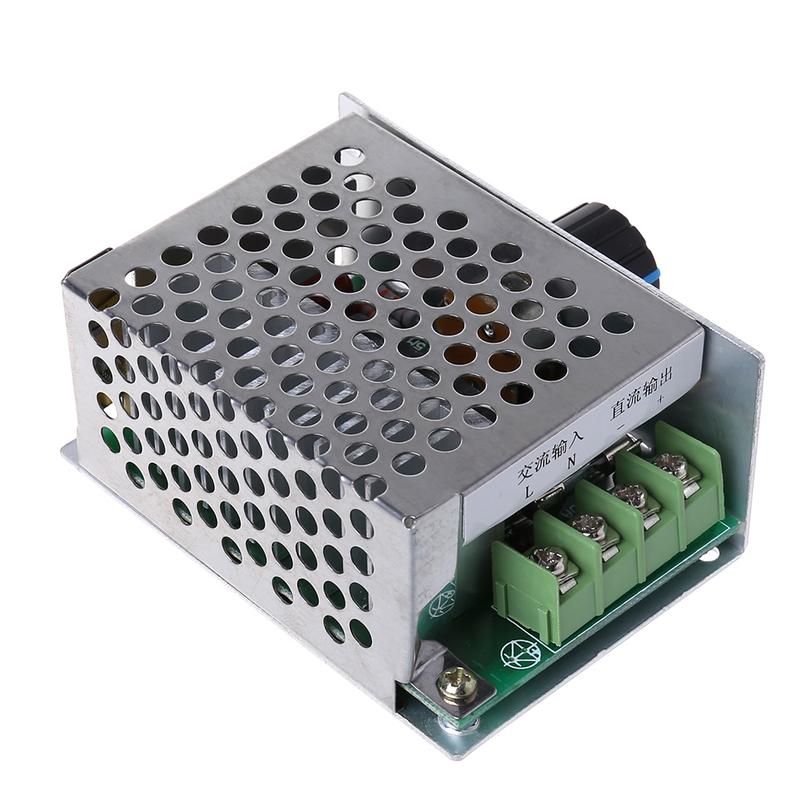 Product Introduction of AC Input 220V for DC Output 10-210V PWM 220V for DC Brush Motor Speed Controller 45