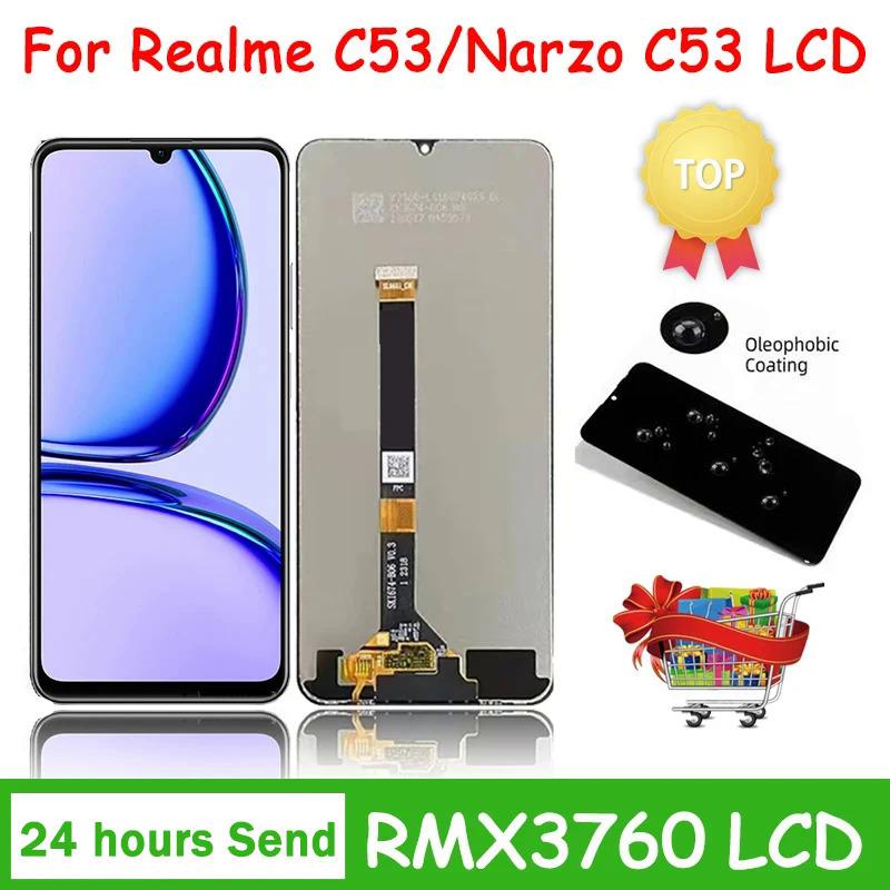 Product Introduction of 6.74 "AAA Quality For Oppo Realme Narzo N53 RMX3761 LCD Display Touch Screen Assembly Digitizer For Realme C53 RMX3760 Display 8