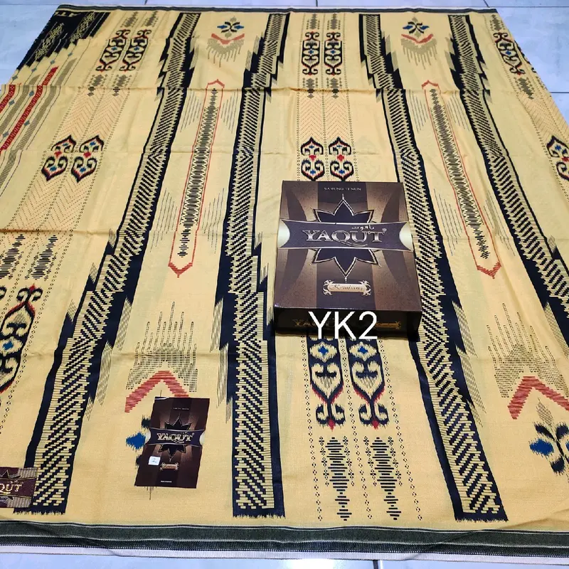 SARUNG YAQUT MOTIF KEMBANG TERBARU Dewasa 1