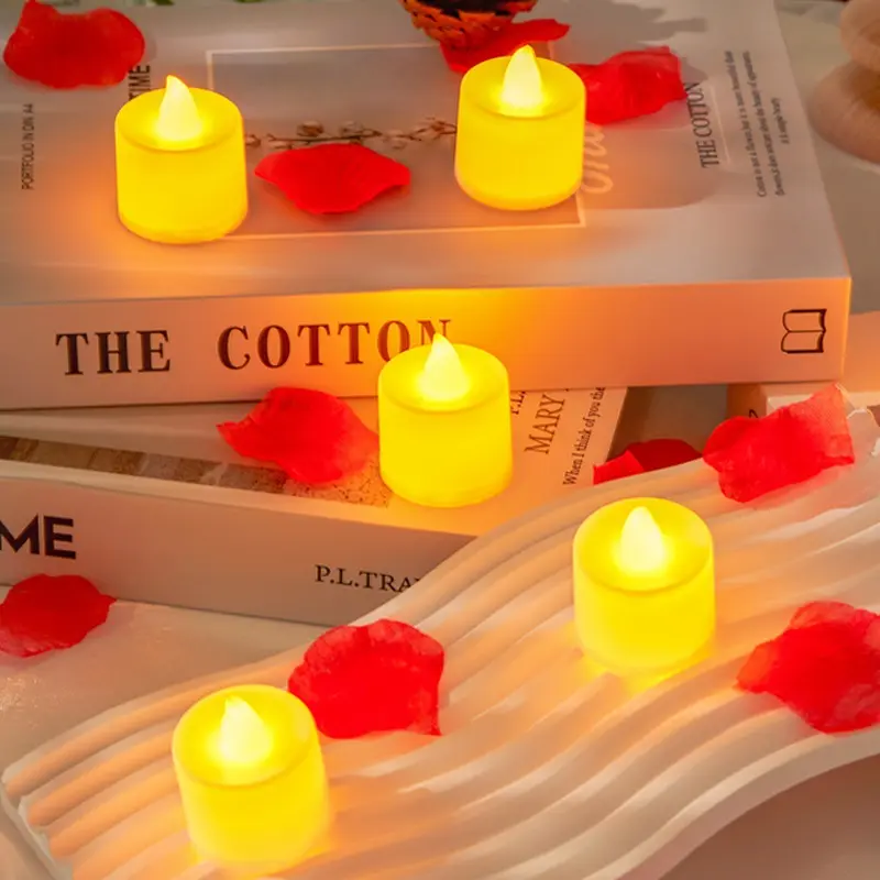 Nến Led Điện Tử Mini Kèm Sẵn Pin Trang Trí Sinh Nhật, Cầu Hôn, Trang Trí Phòng Cưới Lễ Hội 2