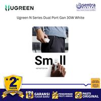 Gambar Ugreen N Series GaN 30W 65015 Dual Port USB C Fast Charger White Portable Power Adapter dari Sentra Digital Kota Surabaya 4 Tokopedia