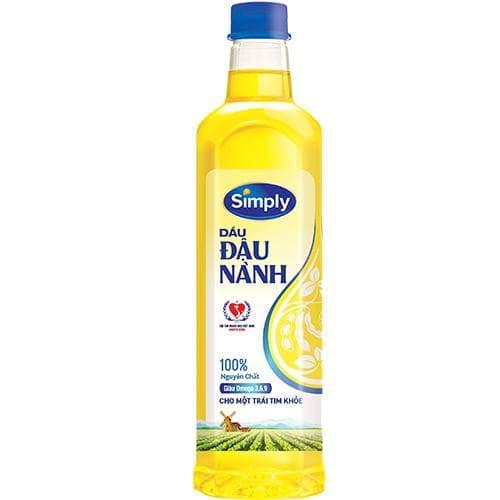 Dầu Ăn Simply Mezan Neptune - 1L Đậu Nành Cho Gia Đình