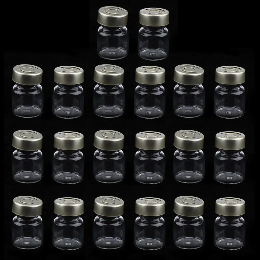 Lọ Chai Huyết Thanh Thủy Tinh Rỗng 20 Cái, Hộp Đựng Chất Lỏng, 3ml
