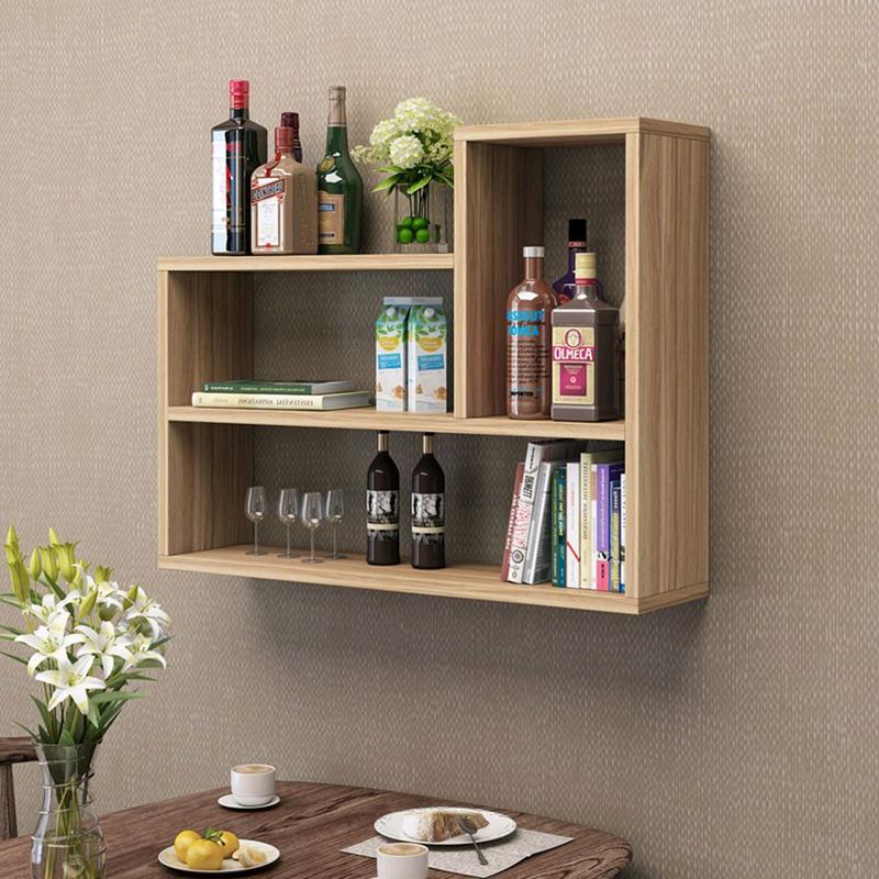  Kệ decor chữ L treo tường gỗ mdf,giá treo trang trí decor phòng,khung gỗ gắn tường quán cà phê,cửa hàng 