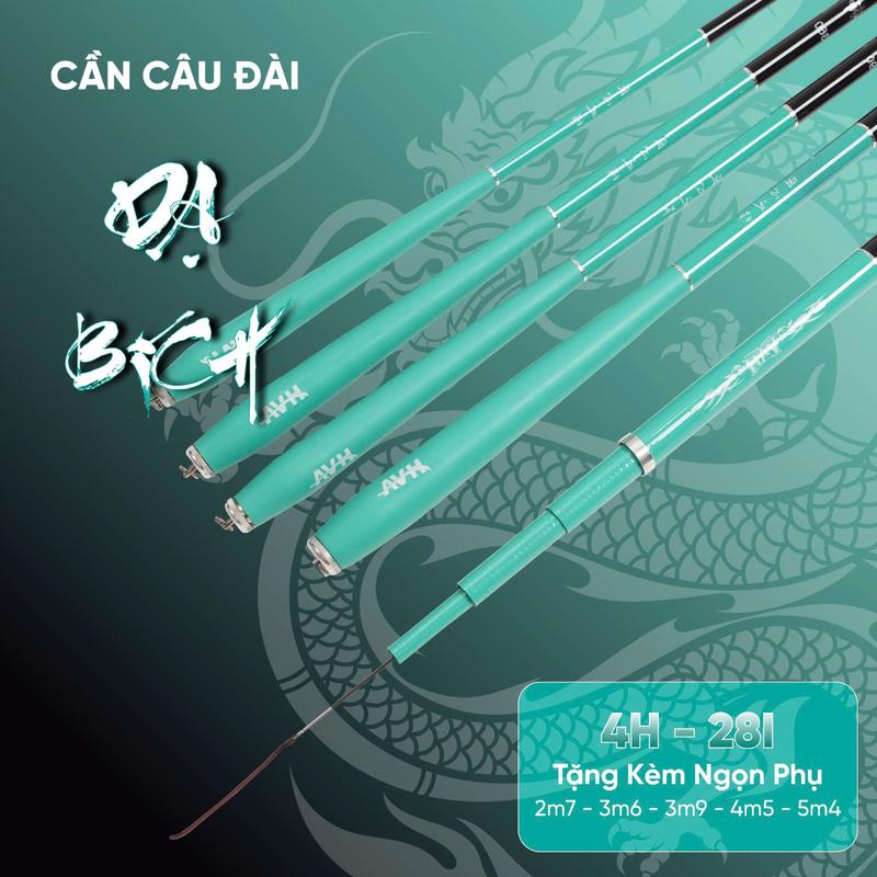 Cần Câu Đài Dạ Bích 4H – Dành Cho Người Mới Tập Câu, Câu Cá Vừa Nhỏ – Giá Rẻ, Dễ Dùng