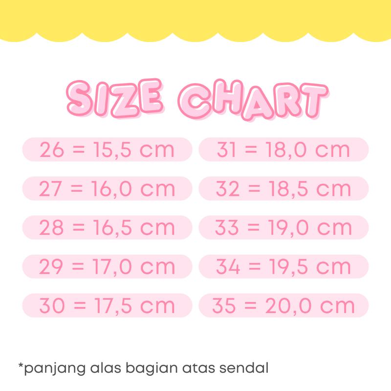Sandal Labubu Anak Perempuan Sendal Slop Karet Karakter Lucu Usia 3 4 5 7 8 9 10 Tahun 2199-X Pink 6