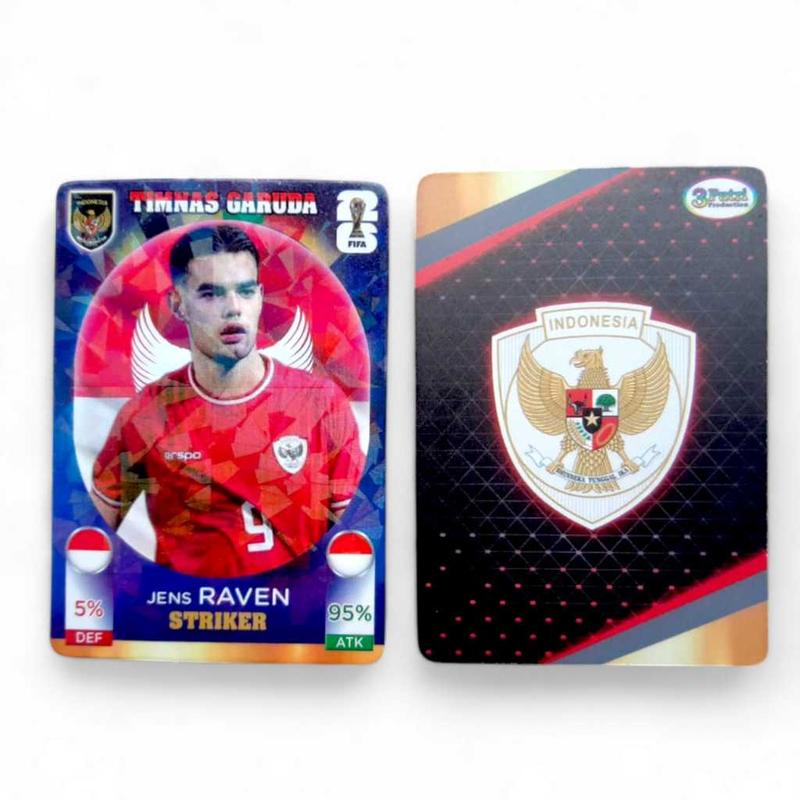 FOTO KOLEKSI PEMAIN TIMNAS INDONESIA / FOTO CARD TIMNAS INDONESIA HOLOGRAM / FOTOCARD HOLOGRAM 2