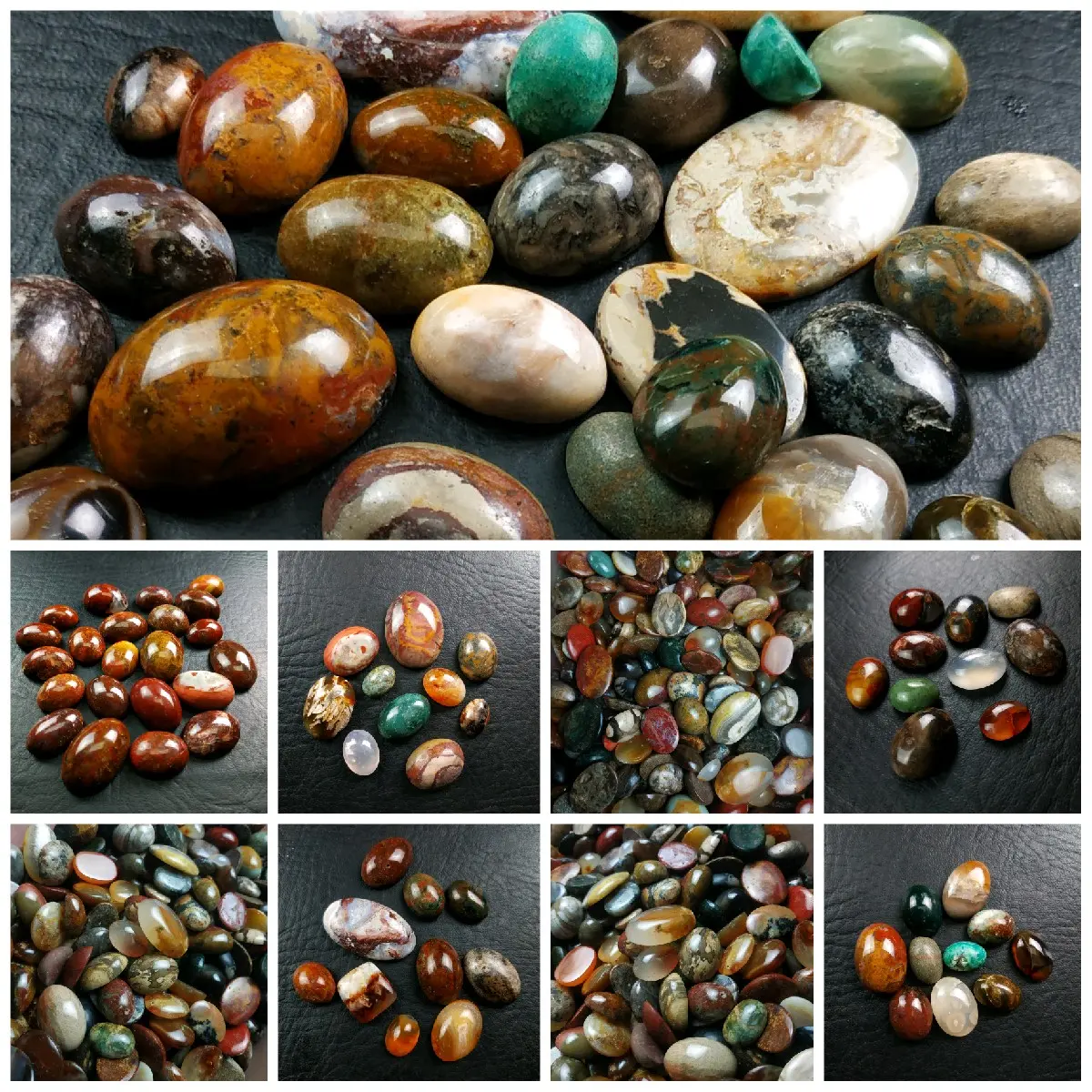 Paket A Batu Cincin Akik Permata Natural 55K
