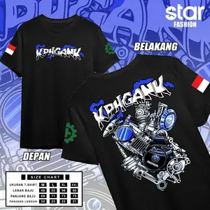 Trans Fashion Kaos T Shirt KPH Gank Limited Edition Kaos Distro Honda Karisma, Supra X 125, Kirana