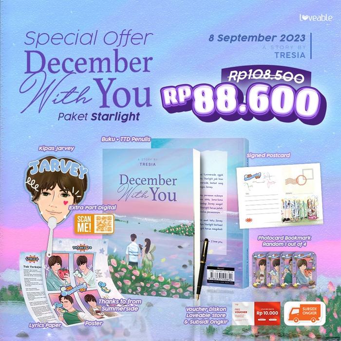 Gambar Buku Bacaan Novel  - December With You -  karya Tresia - Bumi Fiksi - Paket Tingkerstar dari BumifiksiJakarta_NEW Kota Administrasi Jakarta Selatan 5 Tokopedia