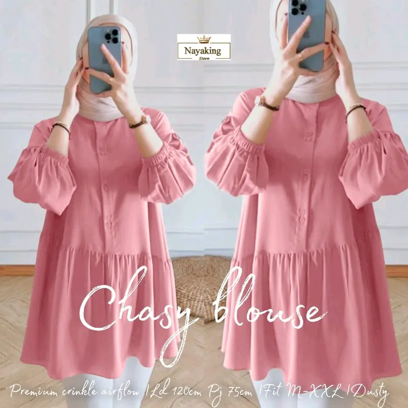 Chasy Blouse Wanita Santai 0
