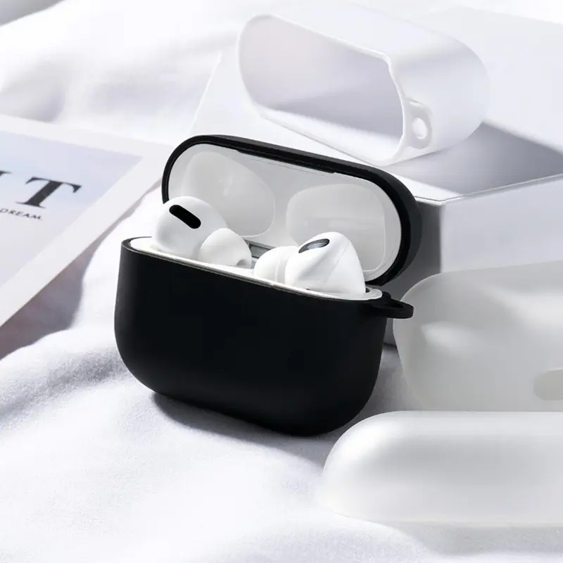 Silicone Earphone Protective Case with Lanyard, 1 Count Anti-drop Earphone Protective Cover, Earphone Accessories Compatible with AirPods 4 3