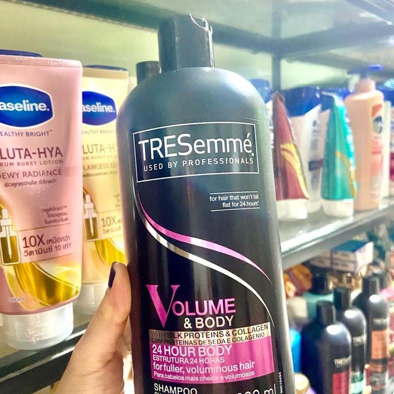 CHAI 900ml - DẦU GỘI TRESEMME 24HR VOLUME AND BODY SHAMPOO giúp phồng chân tóc tạo độ bồng bềnh cho mái tóc Women Gội Đầu Nữ 