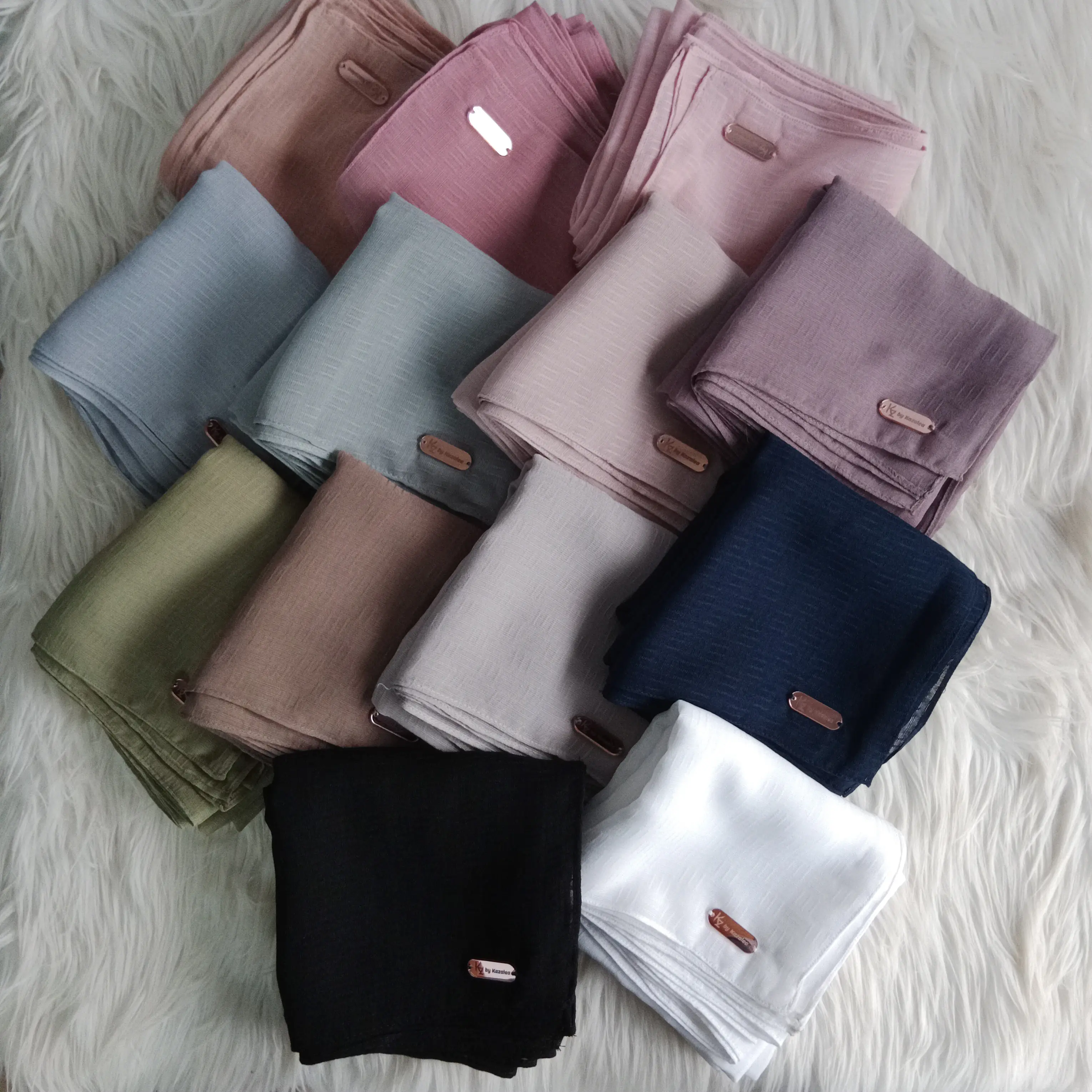 Azreena Series Premium Kazalea Empat Jilbab Square Segi Muslim