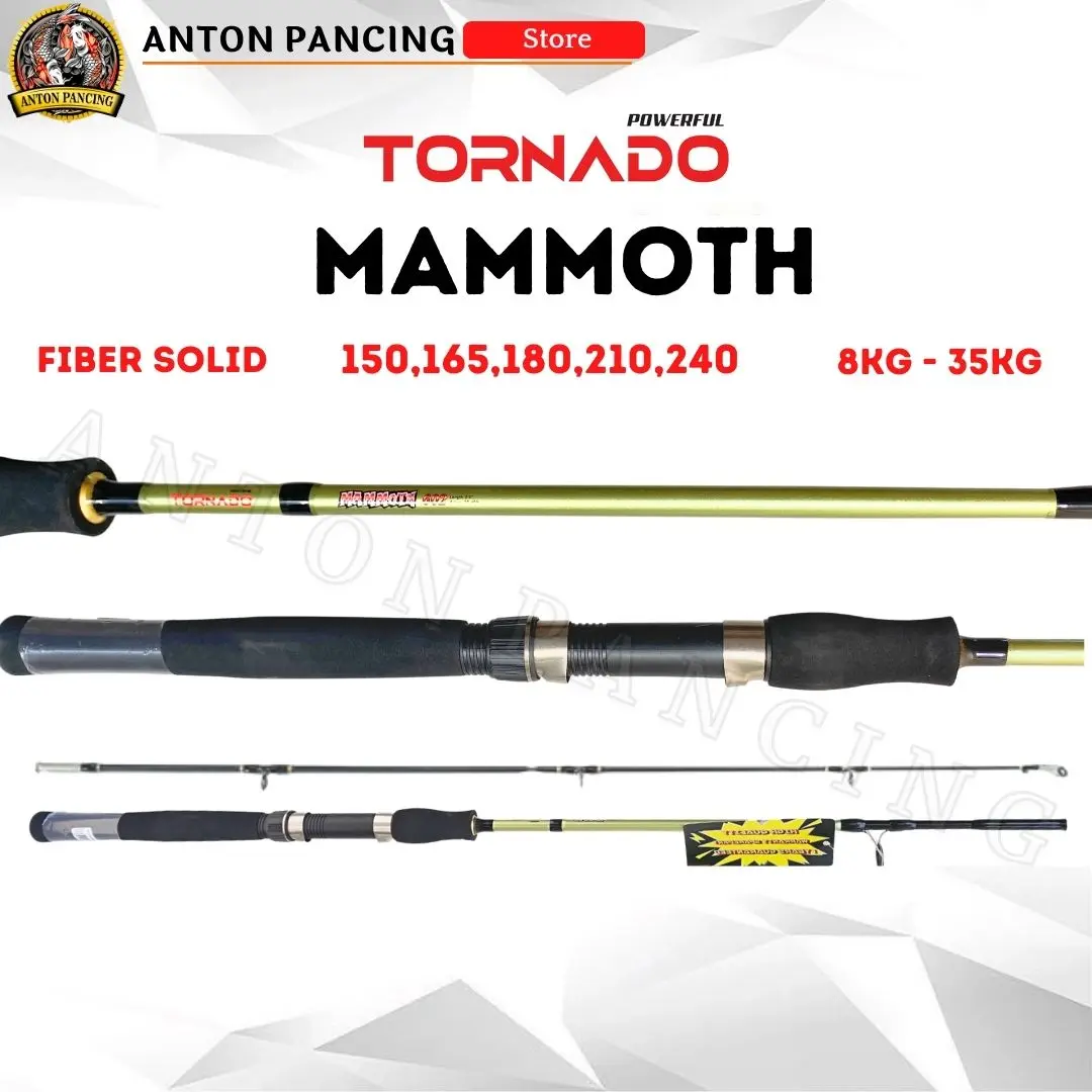 Joran Pancing Spinning Tornado Mammoth Fiber Solid 150 165 180 210 240 270 CM