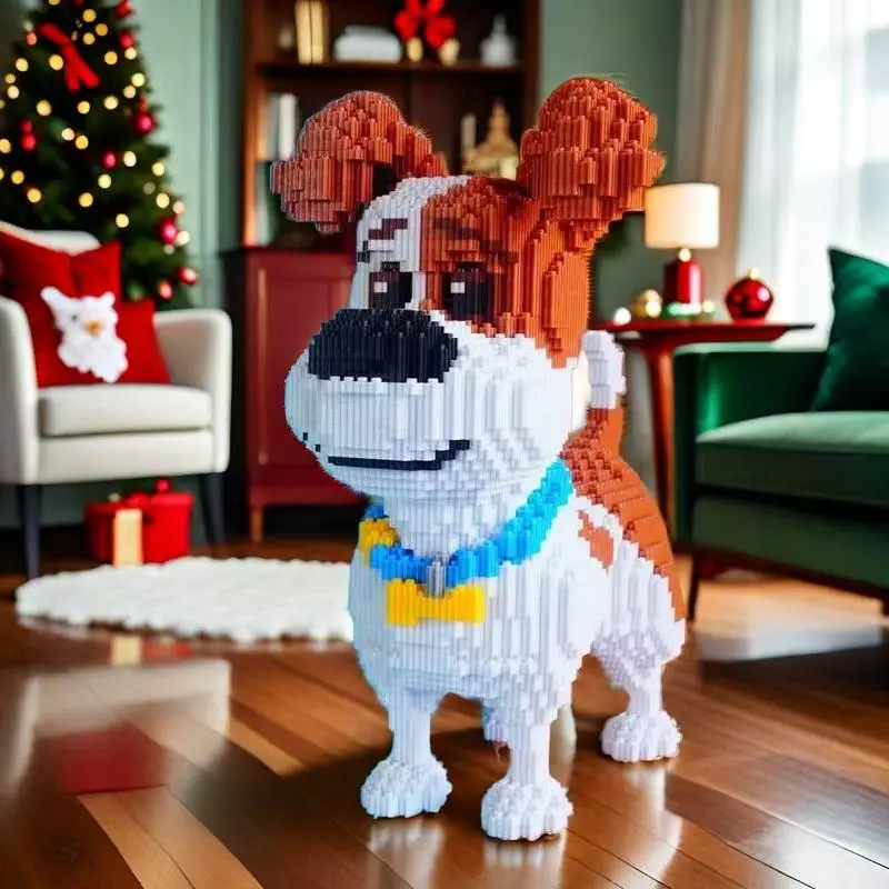 Dog Design Building Blocks Toy, 3141pcs/set DIY Handmade Assembly Models, Creative Building Toy for Home Desktop Decor, Model Kit Crafts 6
