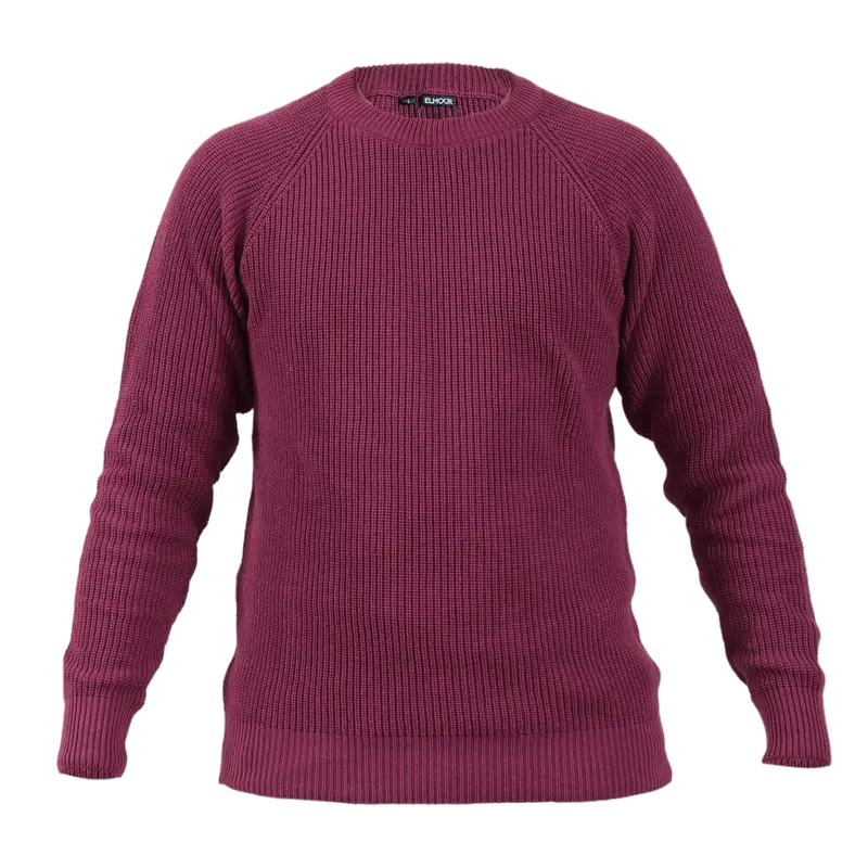 Sweater Rajut Premium Cotton Wool Pria Forzie Mats - Black Knit Crewneck Polos Tebal Lengan Panjang Hitam Slim-fitting Crew Neck Santai Wol Knitwear Cardigan Baju Katun Kerah Navy Motif Cowok 4