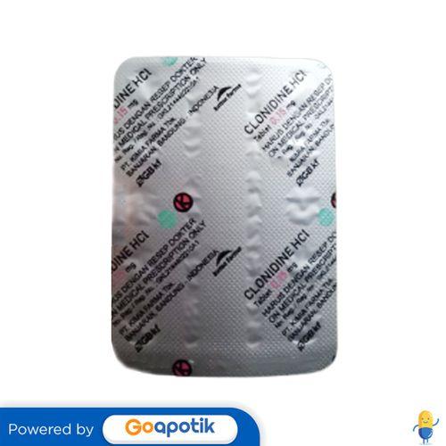 Gambar CLONIDINE KIMIA FARMA 0.15 MG STRIP 10 TABLET dari Apotek Golden star by GoApotik Kota Administrasi Jakarta Barat Tokopedia