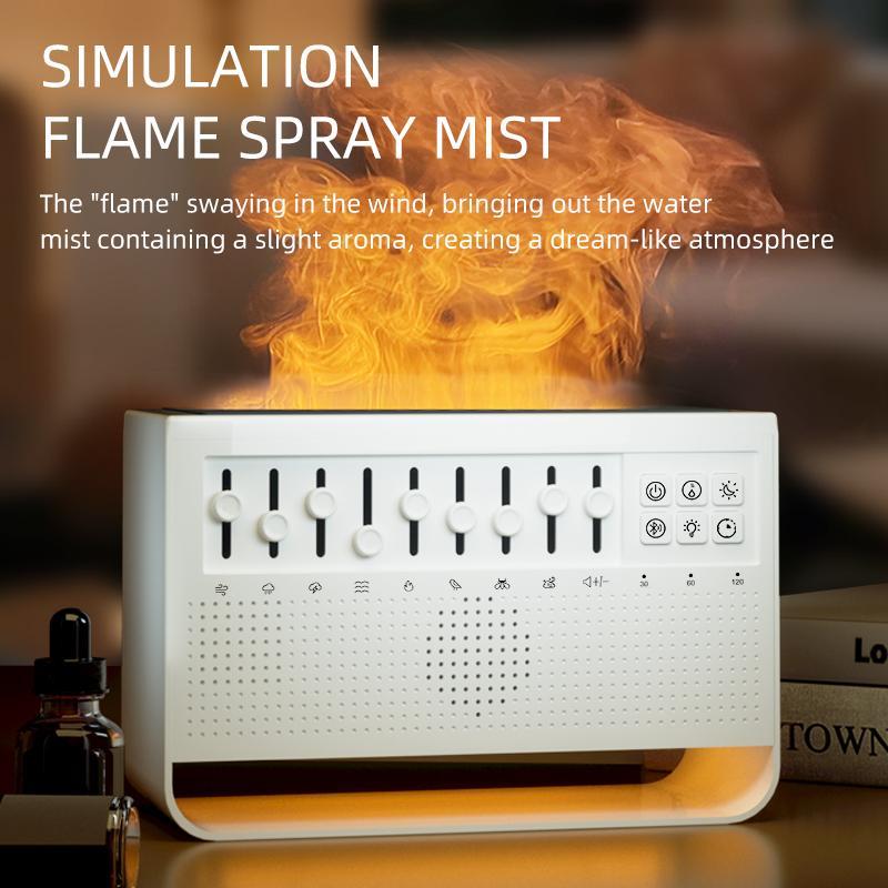 Noise Sleep Night Light Aroma Humidifier, USB Rechargeable Bluetooth-compatible Speaker Night Light, Home Atmosphere Aroma Humidifier 5