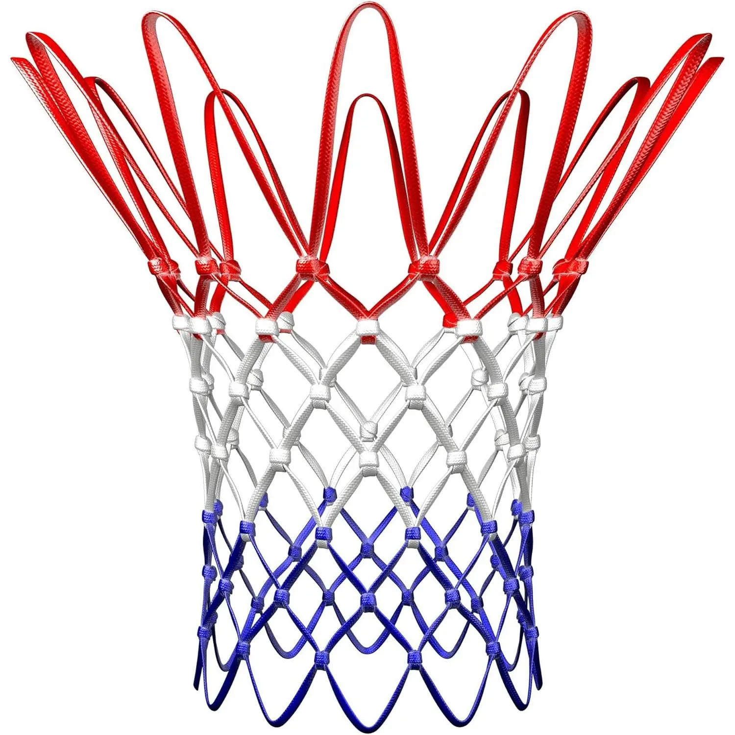 Basketball nets suitable for outdoor, indoor hoops , three-color multi-material