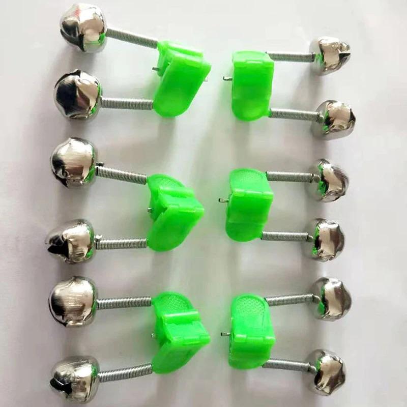 Product Introduction of Aksesori Memancing, Klip Plastik Snap, Loceng Ikan, Loceng Penggera Memancing Cincin Berganda Khas, 10 Keping, untuk Pancing Hijau Outdoor 10