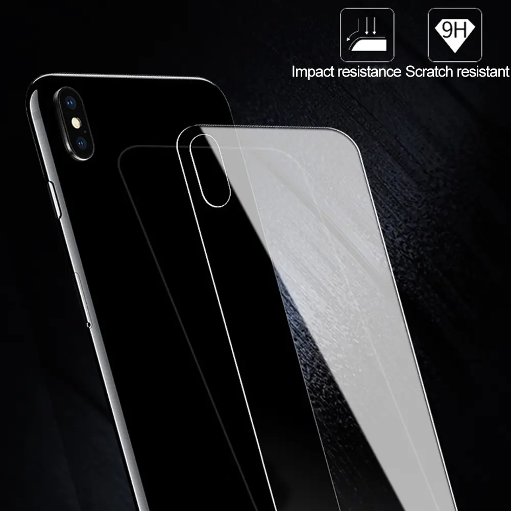 Bảo Vệ Mặt Sau Điện Thoại Kính Cường Lực Chính Xác, Tương Thích Với iPhone XS Max / XS / XR / X / 7 / 8 Plus / 6