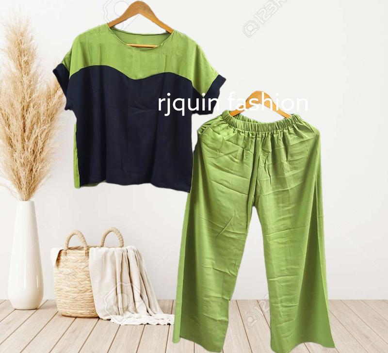 Product Introduction of Briana Terno Combi Pants  WomenswearChallis fabric 11