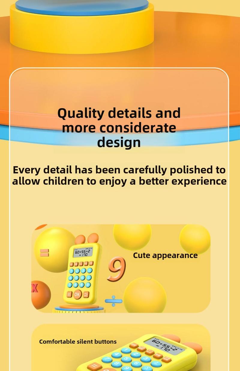 Product Introduction of Mickey Children's Mental Arithmetic Machine/Practice Machine, Intelligent Enlightenment Children's Early Education Learning Machine, Mental Arithmetic Training Machine, Math Mental Arithmetic Machine 6