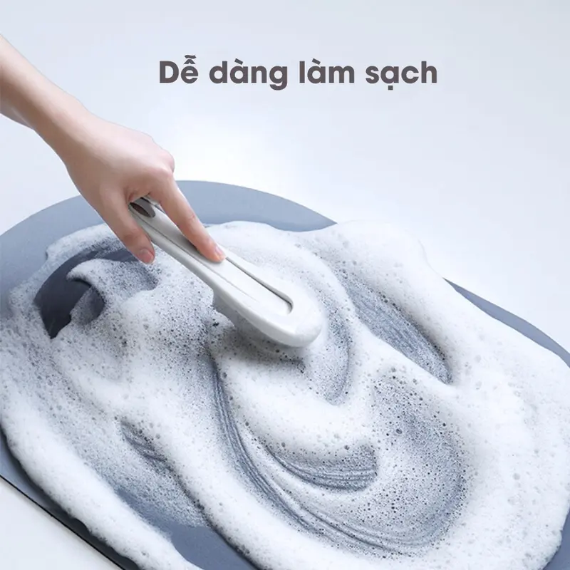 Thảm SILICON siêu thấm hút. chống trơn trượt kích thước 40x60cm Cao Su. Combo 3 tấm ngẫu nhiên. 3
