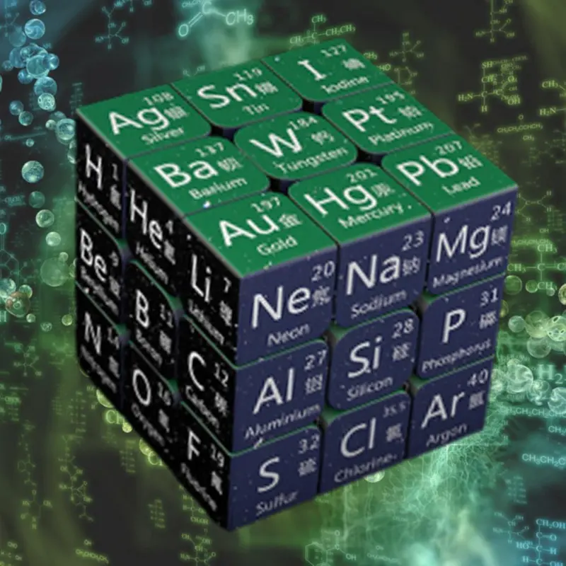 Đồ Chơi Khối Rubik, Thiết Kế Sáng Tạo, 3X3X3, Khối Lập Phương Ma Thuật, Khối Lập Phương Bộ Ghép Hình, Ma Thuật Hóa Học, Thích Hợp Cho Trẻ Em, Quà Tặng, N6S4 6