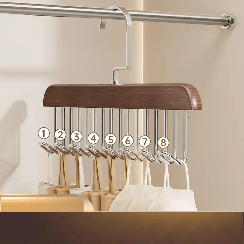 Stainless Steel Hanger with Hook, 1 Count Multifunctional Underwear Hanger, Multi-Application Hanger for Home Bedroom Wardrobe 7