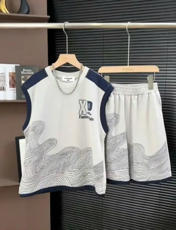 Bộ quần áo ba lỗ trẻ em mùa hè cho bé trai bé gái. chất cotton mềm mịn thoáng mát thấm mồ hôi, phong cách năng động. dành cho bé 14-48kg. set bộ cho bé, sét bộ bé trai bé gái bộ  labubu  cho  bé  trai set  bộ  hàn  quốc  cho  bé  trai 4