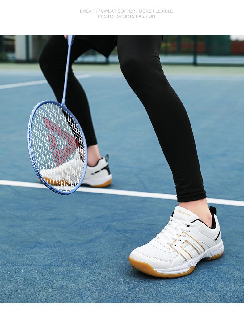 Product Introduction of Professional Volleyball Shoes Male Badminton Shoes Female New Table Tennis Ball Shoes Non-Slip Training Shoes Sneaker Couple Tennis Shoes 23