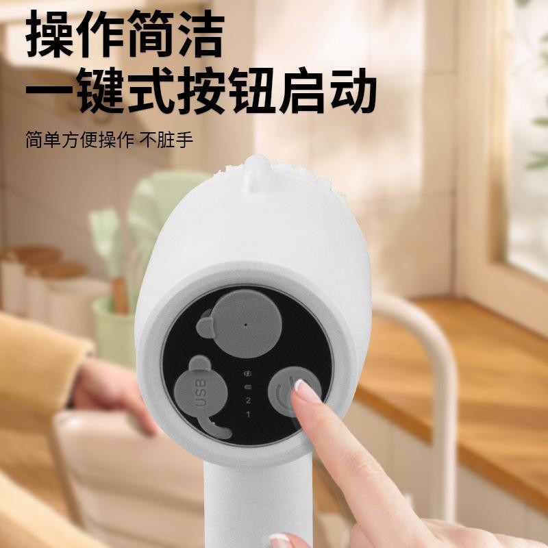 New Electric Cleaning Brush Fully Automatic Lazy Handheld Wireless Multifunctional Shoe Brush Pot Brush Kitchen Low Power Household 2