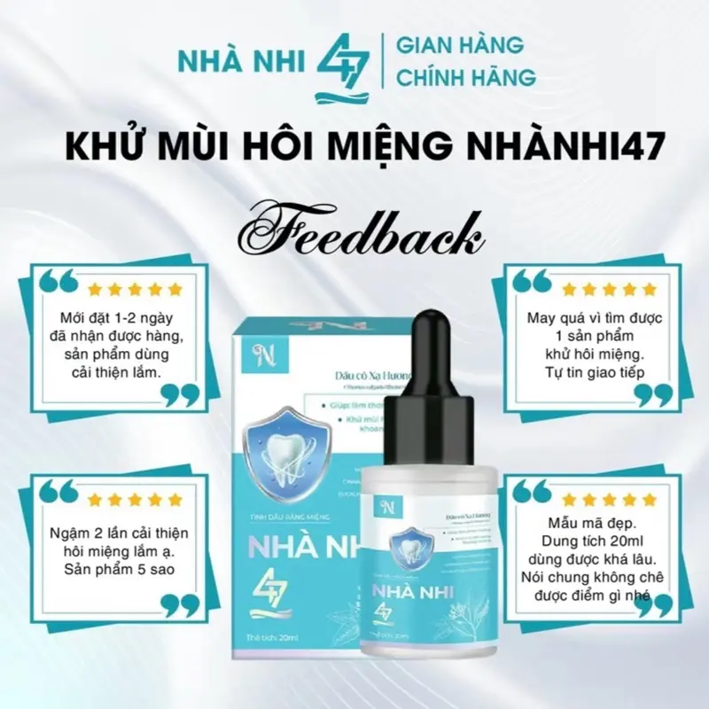 Serum khử mùi hôi miệng Nhà Nhi47 4