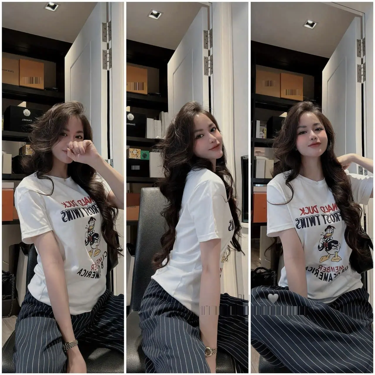 Set đồ nữ,set áo thun in hình chất cotton co dãn mix cùng quần kẻ chất đũi cạp chun dáng suông tôn dáng dễ phối đồ set  áo  quây  quần  suông set  outfit  women đồ  bộ  wow bộ  quần  kẻ  caro set  kieu dothun  lanh