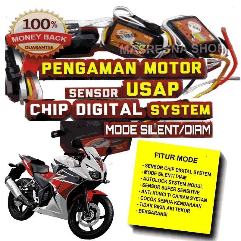 Kunci Pengaman Anti Maling Sensor Sentuh 0