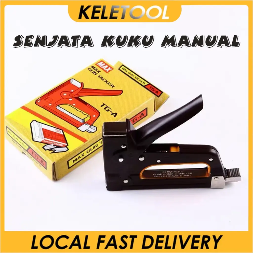 [COD] Stapler Tembak Gun Tacker TG-A Max Original Guntacker  Alat Stapler Tembak Max Isi Staples Gun Tacker T3-10MB TG-A Stapler Tembak Gun Tacker Max