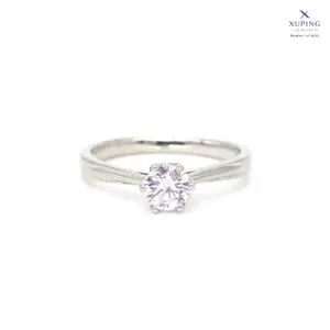 Xuping Cincin Kasual Aksesoris Wanita Mata 1 Silver Anti Karat