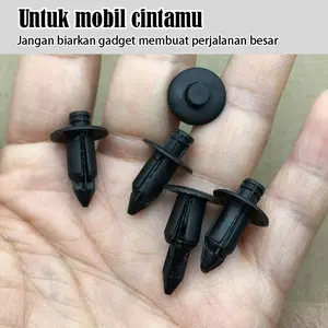 20Pcs/100Pcs Sepeda Motor Sekrup Gesper Plastik Memperluas Sekrup Gesper Baut Klip Plastik Nmax Kancing Body Plastik Nmax Pcx - Plastic Expander Screw Buckle - Pengencang Sekrup Motor yang Aman & Praktis