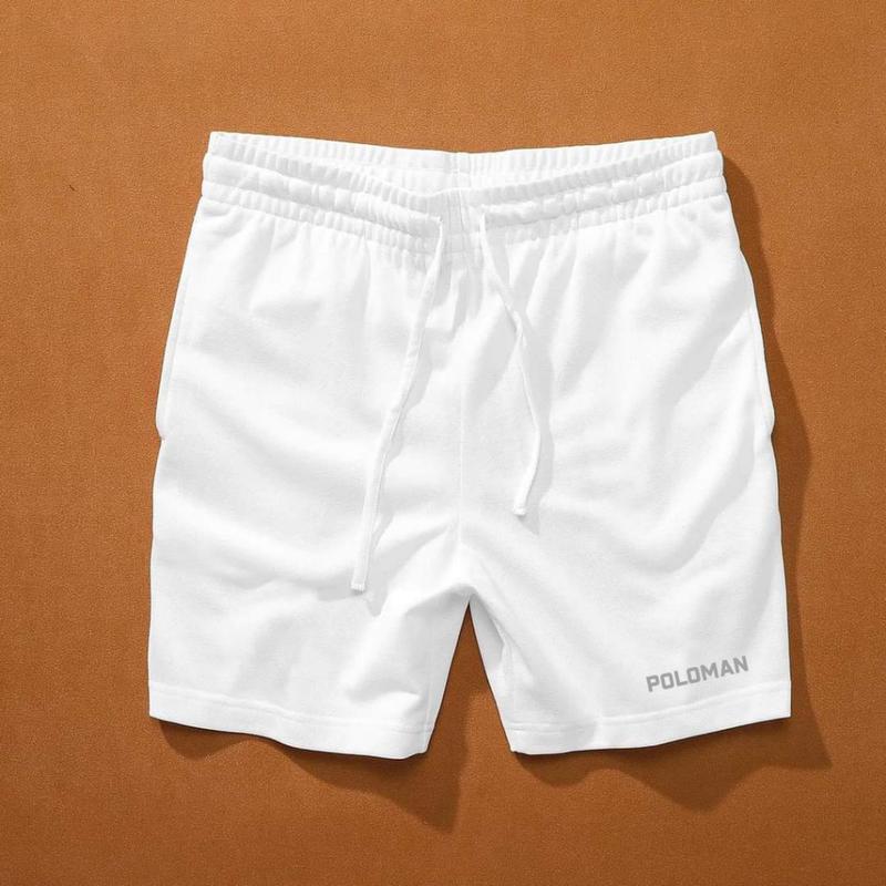 Quần short Poloman basic chất vải nỉ da cá khô thoáng, thoải mái Menswear