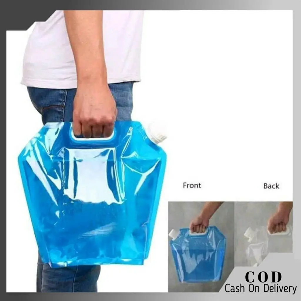 Derigen Lipat Camping Jerigen Kantong Air Water Tank Kapasitas 10 Liter  Biru