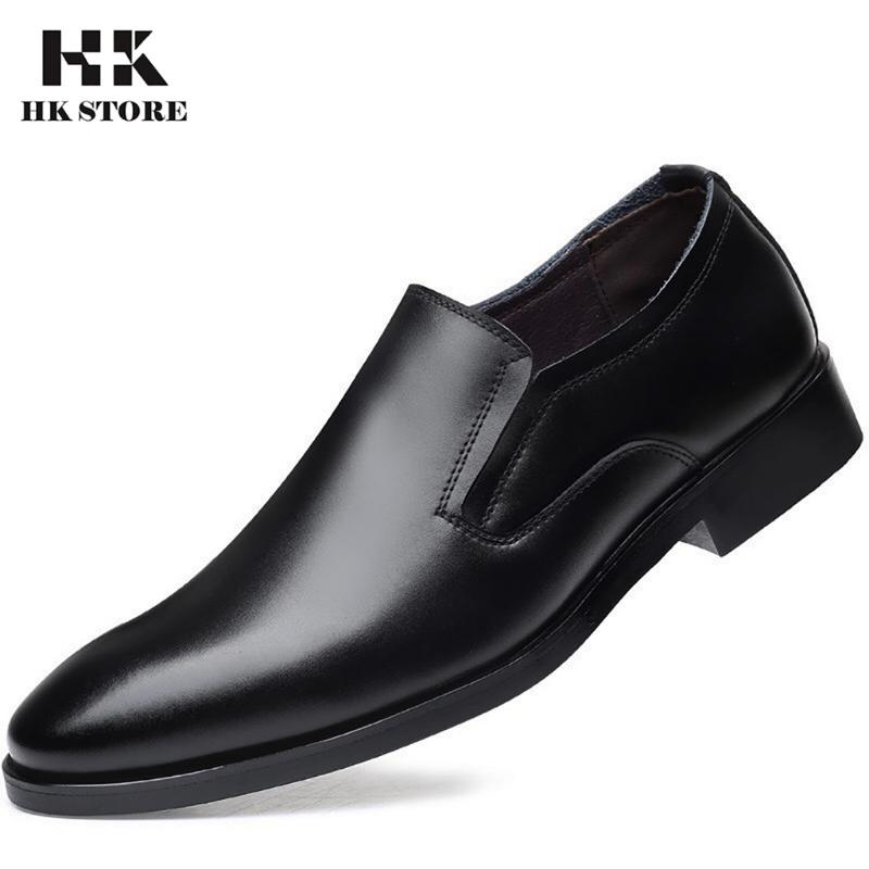 Giày tây lười nam da bò thật 100% da mềm dễ đi lại kiểu dáng đơn giản -bảo hành 12 tháng (gt03) Thời trang 4