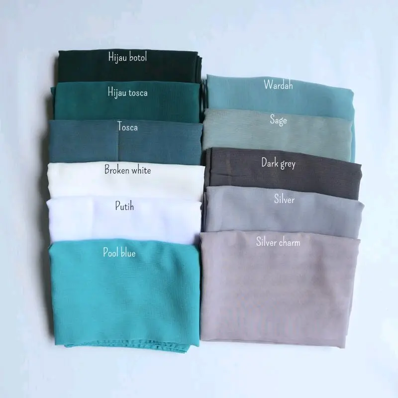 Cadar Tali Polos 2 Lapis/Cadar Niqab Tali Polos 29 Warna 3