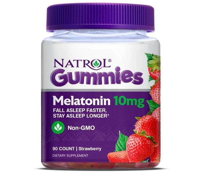  Kẹo ngủ ngon hỗ trợ giấc ngủ Natrol Gummies Melatonin của Mỹ 