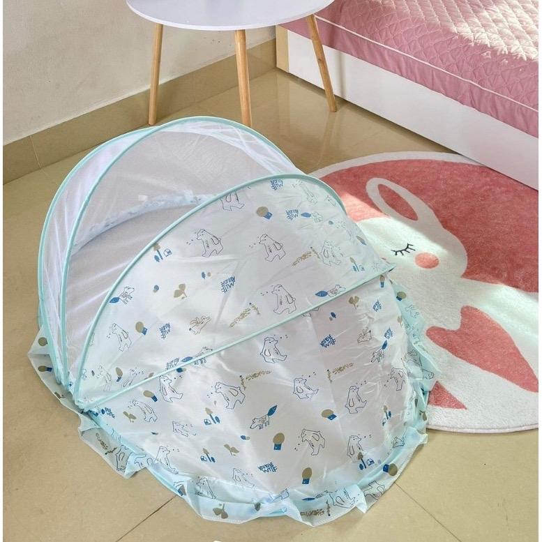 Màn Chụp Cho Bé - Màn Chụp Gấp Gọn Cho Bé Chống Muỗi Và Côn Trùng - Dùng Cho Giường Và Nôi Cũi - Hàng Gia Công Tại Xưởng Bảo Hành 12 Tháng