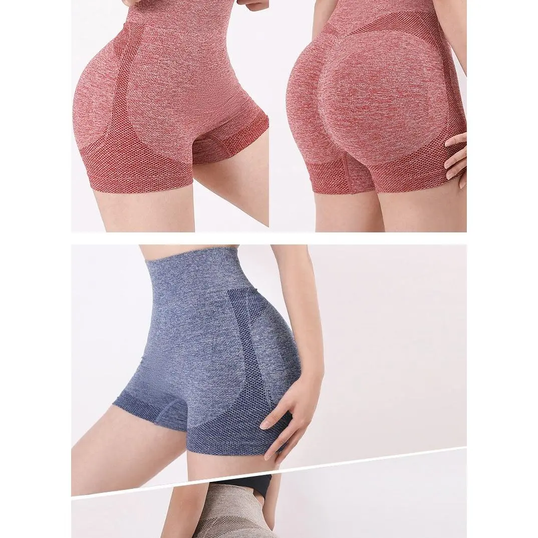 Quần Tập Bụng Thể Thao, Thiết Kế Mông Bong Bóng, Dáng Ôm, Co Giãn, Cạp Cao, độn mông, Thích Hợp Tập Thể Dục Và Chạy Bộ, Đồ Mặc Bên Ngoài, Quần Bó Cơ Sở, Dành Cho Nữ, Năm 2025